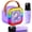 Purple, variant on Unicorn Bluetooth Karaoke Speaker with 2 Wireless Microphones, Portable Karaoke Machine for Adults, Wireless Portable PA System for Home Party, Family Gathering & Christmas Gift, Easy to Use
