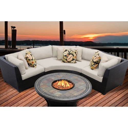 Sol 72 Outdoor Estrella 4 Piece Sectional Seating Group with Cushions