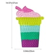 thumbnail image 2 of Juguete De Burbujas De Empuje De Tamaño Grande Jumbo, Juguetes Sensoriales De Silicona De Arcoíris Para Niños Y Adultos, Alivio De La Ansiedad Y El Estrés Para El Autismo, Añadir Tdah Eigraketly FN006214-00, 2 of 6