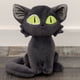 thumbnail image 2 of Peluche de peluche con dibujos animados de Suzume, gato negro, 25 cm, 2 of 2