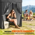 thumbnail image 4 of Outsunny 5x5 ft Compact Pop Up Canopy Tent, UPF50+ Portable Privacy Canopy, 4 of 10