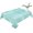 Turquoise, variant on Light Blue Table Cloth Waterproof Tablecloths, Modern Abstract Art Ombre Striped Tablecloth Dining Table Cover for Kitchen Party Tabletop Outdoor, Rectangle Tablecloth 60x102 Inch