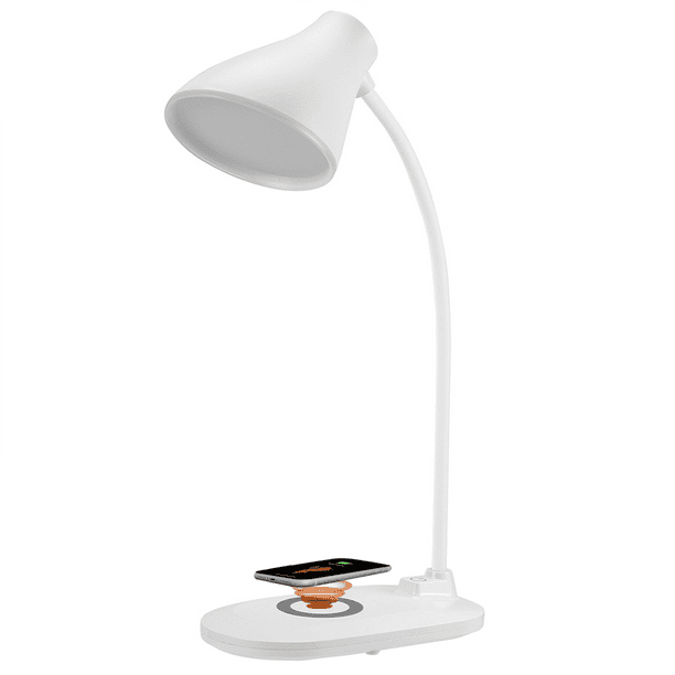 Desk Lamp,Led Desk Lamp with USB Charging Port,Wireless Charger, 3 Brightness Levels, Touch
