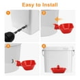 thumbnail image 6 of 6pcs Chicken Drinker Cups, TSV Large Automatic Poultry Water Dispenser for Hens and Ducks, 6 of 8
