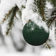 thumbnail image 5 of 1Pcs Velvet Christmas Balls Flocked Christmas Tree Ball Ornaments Plastic Balls Xmas Decorative Hanging Ornaments Christmas Tree Decoration 2.4 Inch, 5 of 5