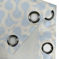 thumbnail image 4 of Ambesonne Grommet Curtain, , 50"x63", Pale Azure Blue and Champagne, 4 of 5