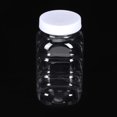 thumbnail image 2 of 32PCS 1000g Honey Plastic Can Square Honey Bottle Jar Container Case with White Lid, 2 of 8