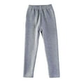 thumbnail image 4 of QUOTAY Winter Girls Lined Leggings Thickened Thermal Tights Soft Stretch Base Layer Girls Pants for Toddler to Big Kids 0-17 Years 01_Grey,11-12 Years, 4 of 6