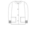 thumbnail image 2 of Sivvan Womens Scrub Warm-Up Jacket / Front Snaps - Round Neck, 2 of 3