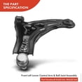 thumbnail image 4 of A-Premium 2Pcs Front Lower Control Arms and Ball Joints Assembly Compatible with Chevrolet Aveo 2004-2011 Aveo5 2006-2011 Pontiac G3 Wave Wave5 Suzuki Swift+, 4 of 9