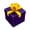 Purple, variant on Relaxation 3D Printed Fidget Funny Decompression Stackable Gift Cube Portable Novelty Movable Sensory Model /Adult