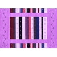 thumbnail image 1 of Ahgly Company Indoor Rectangle Abstract Purple Contemporary Area Rugs, 4' x 6', 1 of 4
