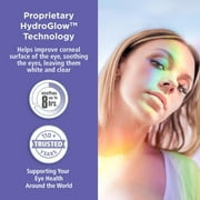Rohto Optic Glow Whitening & Lubricant Eye Drops, Brightens & Hydrates, 0.4 fl oz