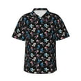 thumbnail image 1 of Balery Play Hockey Camisas hawaianas de manga corta para hombre, camisas playeras de corte holgado, camisas de vacaciones con botones,3X-Large, 1 of 7