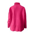 thumbnail image 6 of Sweater for Women Turtleneck Long Sleeve Solid Color Comfy Warm Winter Sweaters Casual Loose Cozy Soft Pullover Tops, 6 of 7