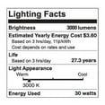 thumbnail image 2 of Tenergy Torchiere Dimmable LED Floor Lamp, Remote Controlled 30W (150W Equivalent) Standing Lamp with Stepless Touch Dimmer, Two-Part Trip-Proof Cable, 90° Adjustable Top, Warm White Light, 2 of 2