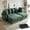 Green, variant on 83" L Shaped Sectional Couch for Small Spaces, Apartment, Dorm, Oversized Loveseat Sofa with Storage Ottoman, Chenille Sectional Sofa with Chaise