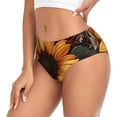 thumbnail image 2 of Fotbe Sunflower Floral Butterfly Calzones Estampados para Mujer – Ropa Interior de Algodón, Cómoda, Suave y Elástica-Medium, 2 of 6