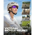 thumbnail image 5 of VICTGOAL Road Bike Helmet Adults Men Women Lightweight Adjustable Fit Breathable Bicycle Helmets for MTB Cycling Ebike Scooter, 5 of 7