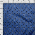 thumbnail image 2 of oneOone Cotton Cambric Fabric Leaves & Floral Block Print Fabric BTY 56 Inch Wide, 2 of 4