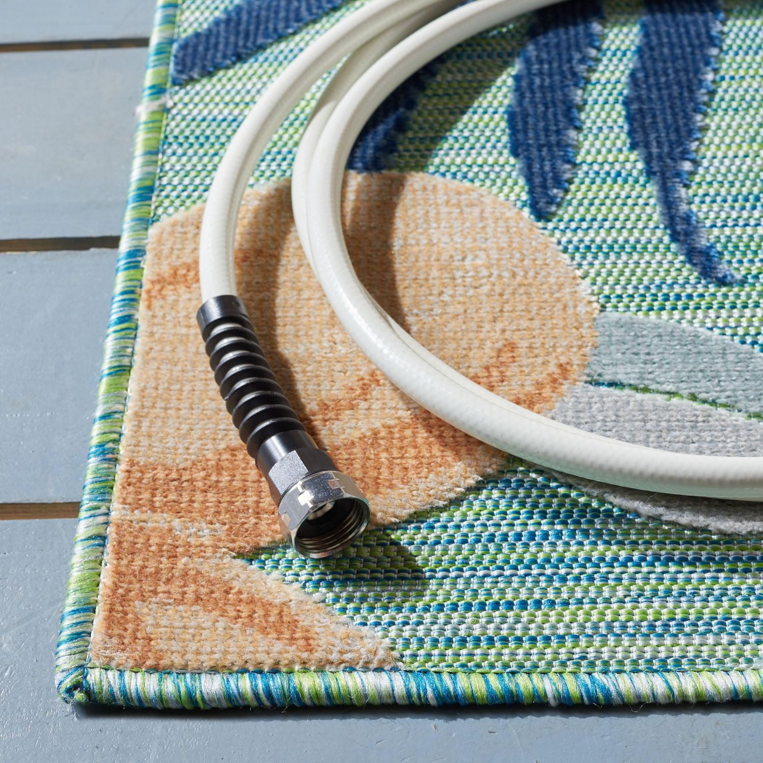 SAFAVIEH Cabana Caris Flora Outdoor Area Rug