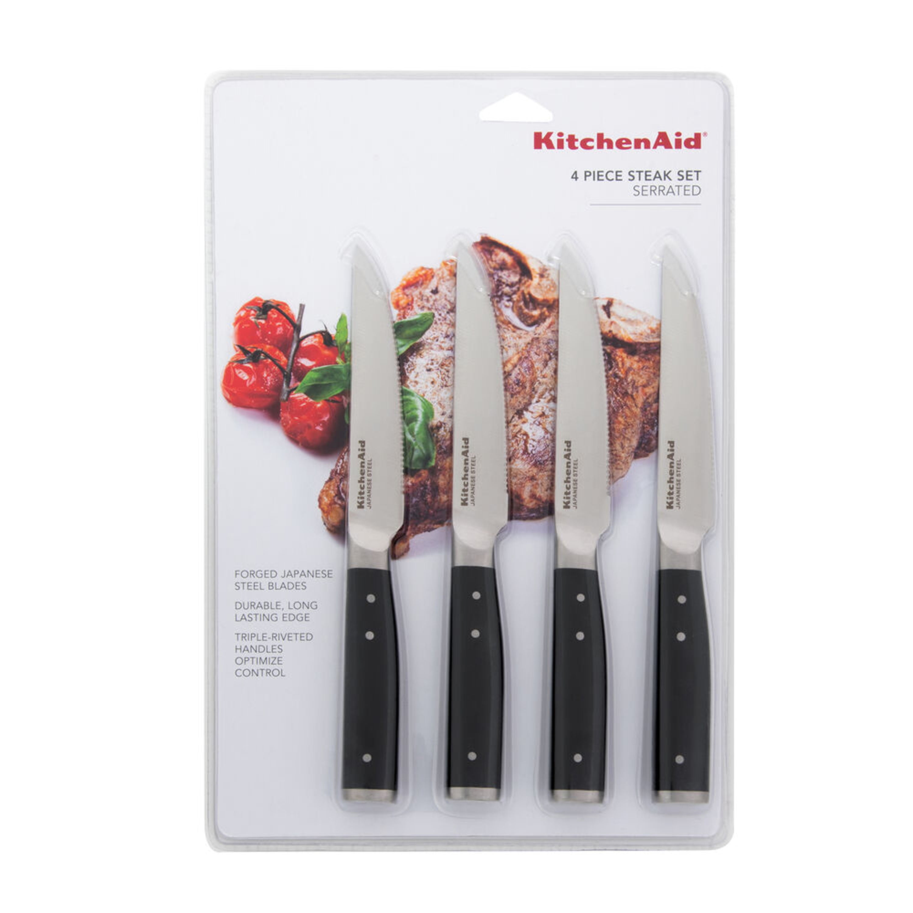 KitchenAid Gourmet 2 Piece Forged Triple Rivet Knife Set, 4.5 inch Fine  Edge Utility Knife and 3.5 inch Paring Knife Set, Sharp Kitchen Knives,  High