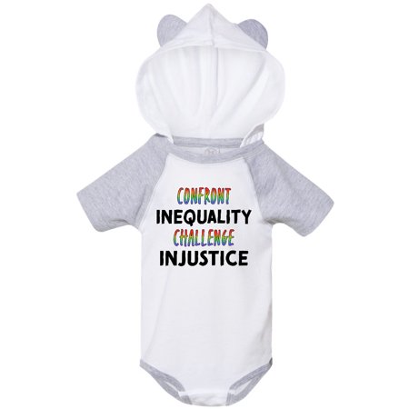 

Inktastic Confront Inequality Challenge Injustice Gift Baby Boy or Baby Girl Bodysuit