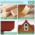 thumbnail image 4 of ANPOO Outdoor Wooden Kids Playhouse, Large Play House with Bench/Table/Kitchen/Flower Pot Holders/Toys, Outdoor Play Toy Gift for Ages 3+, 4 of 9