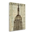 thumbnail image 2 of Tangletown Fine Art 'Vintage NY Empire State Building' Graphic Art Print on Canvas, 2 of 2