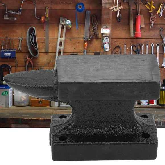 Blacksmith Anvil, Large Flat Polished Cast Iron Anvil with Extra Large Feet Portable Blacksmith Jewelers Metalsmith Blacksmith Tool for On Site Jobs