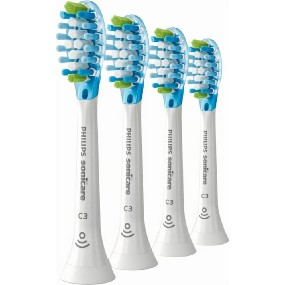 Philips sonicare adaptive clean replacement brush heads, white, 4 pack