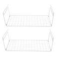 thumbnail image 5 of MLINS  2 Pcs Shoe Cabinet Partition Rack Space Saving Slipper Hanging Closet White, 5 of 8