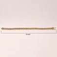thumbnail image 4 of 7.25 CTS 925 Sterling Silver Gold Plated Natural Rose Cut Champagne Diamond Tennis Bracelet for Women Size 8 Inch, 4 of 5