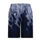 thumbnail image 4 of Pantalones Cortos de Cintura Elástica para Hombre con Bolsillos Pantalones Cortos de Longitud de Rodilla con Impresión de Llama, Pantalones de Playa Casuales con Cordón Elástico, 4 of 7
