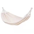 thumbnail image 5 of Hamaca Doble, 83 x 59,1 Pulgadas, Capacidad de Carga de 440 Libras, con Bolsa de Compresión, Correas de Montaje, Mosquetones, para Terraza, Balcón, Jardín, Exterior, Camping, Beige, 5 of 5