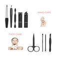 thumbnail image 3 of Manicure and Pedicure Set, Men's Grooming Kit, Black, 10 Pieces, 3 of 7