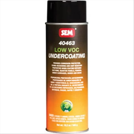 - Low Voc Undercoating, 24oz Aerosol Can SEM Products 40463 SEM LP