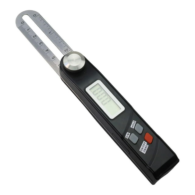 Regla de ángulo Digital, cinta profesion, regla rotativa de carpintería de 360 degree, deslizante, transportador, herramienta de medición Cola Regla de ángulo