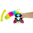 thumbnail image 3 of Lil’ Gleemerz Babies Black and White Color, Mini Interactive Toy with Lights, Sounds, & Plush Rainbow Tail (2.5-in body, 4.5-in tail), 3 of 5