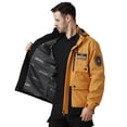 thumbnail image 7 of LEDUNTINO Men's Casual Jackets, Lightweight Thin MultiPocket Jacket Coat, Softshell Hooded Jacket, Outdoor Windbreaker, 7 of 7