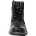 thumbnail image 3 of Crevo Men's Camden Lace Up Ankle Boots Genuine Leather Memory Foam Insole, 3 of 6