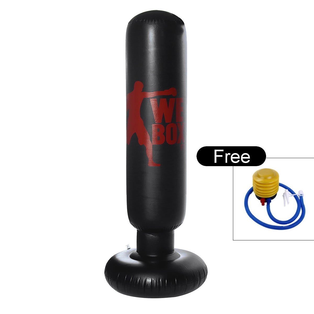 63inch Fitness Punching Bag Heavy Punching Bag Inflatable Punching Tower Bag Freestanding