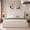 White, variant on Full Size Bed Frame with Lift Up Storage, Corduroy Upholstered Platform Bed with Wingback Headboard, No Box Spring Needed, Hydraulic Storage, Orange