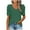 Green, variant on DJskiyers Womens Summer Shirt V Neck Casual Tshirts Puff Sleeve Tops for Women