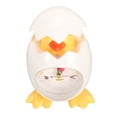 thumbnail image 1 of Reloje de Pollo Con Cáscara de Huevo de Dibujos Animados, Duradero Multifuncional Lindo Despertador de Alarma Divertido Decorativo Conveniente para la Cama, 1 of 7