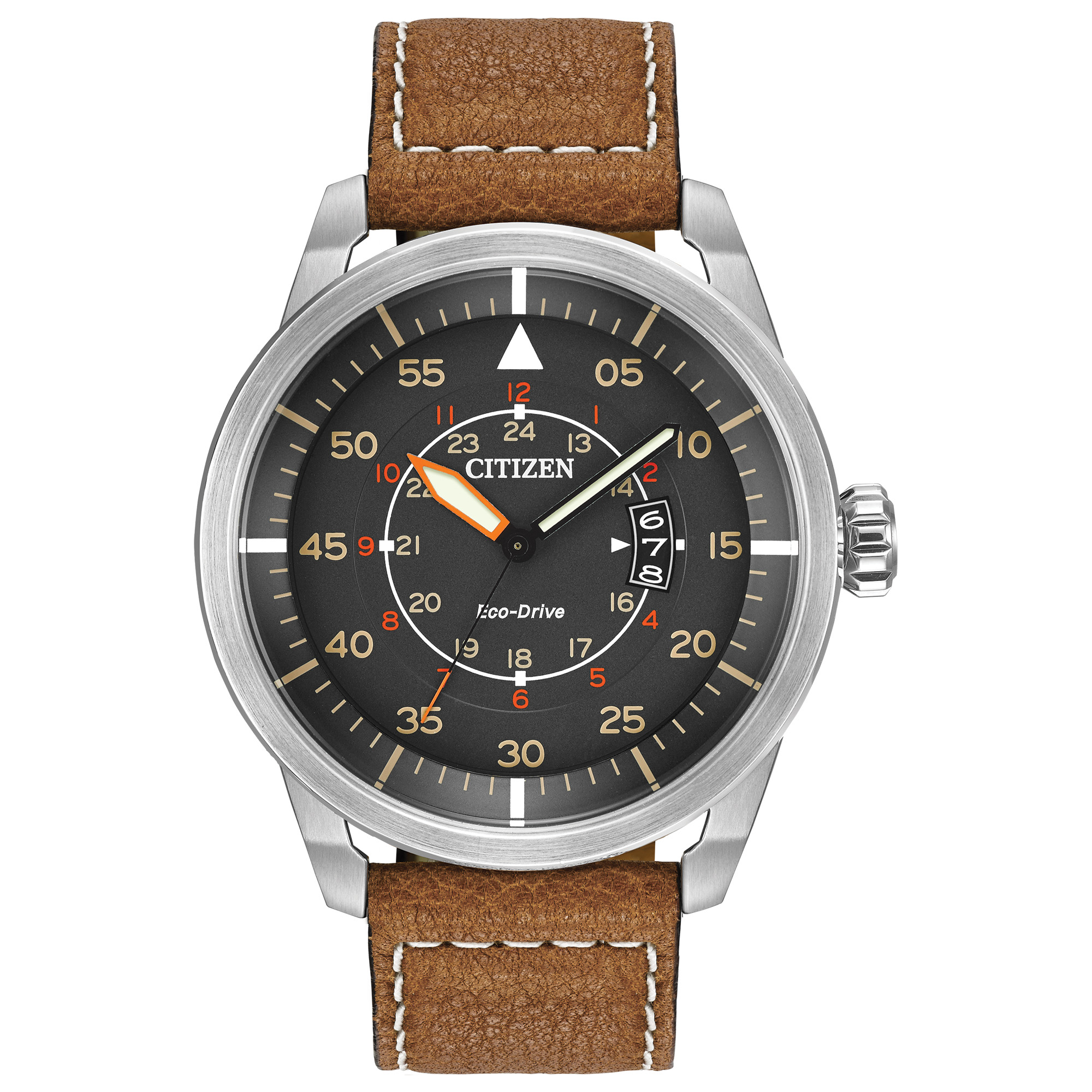 Citizen Men's Eco-Drive Avion Silver 