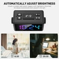 thumbnail image 3 of Alarm Clock with FM Radio for Bedroom, Digital Clock with 2 Charging Port and 11 Colors Night Light, Adjustable Volume & LED Display, 0-100% Dimmer & Snooze for Deep Sleepers, Sleep Timer, Home Office, 3 of 8