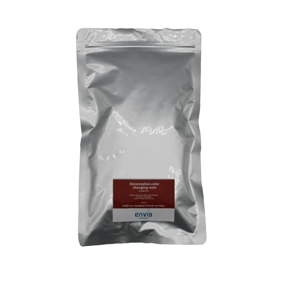 Envig Mixed Bed Deionization Color-Changing DI Resin Filter Cartridge Refill - 700 mL per Pack