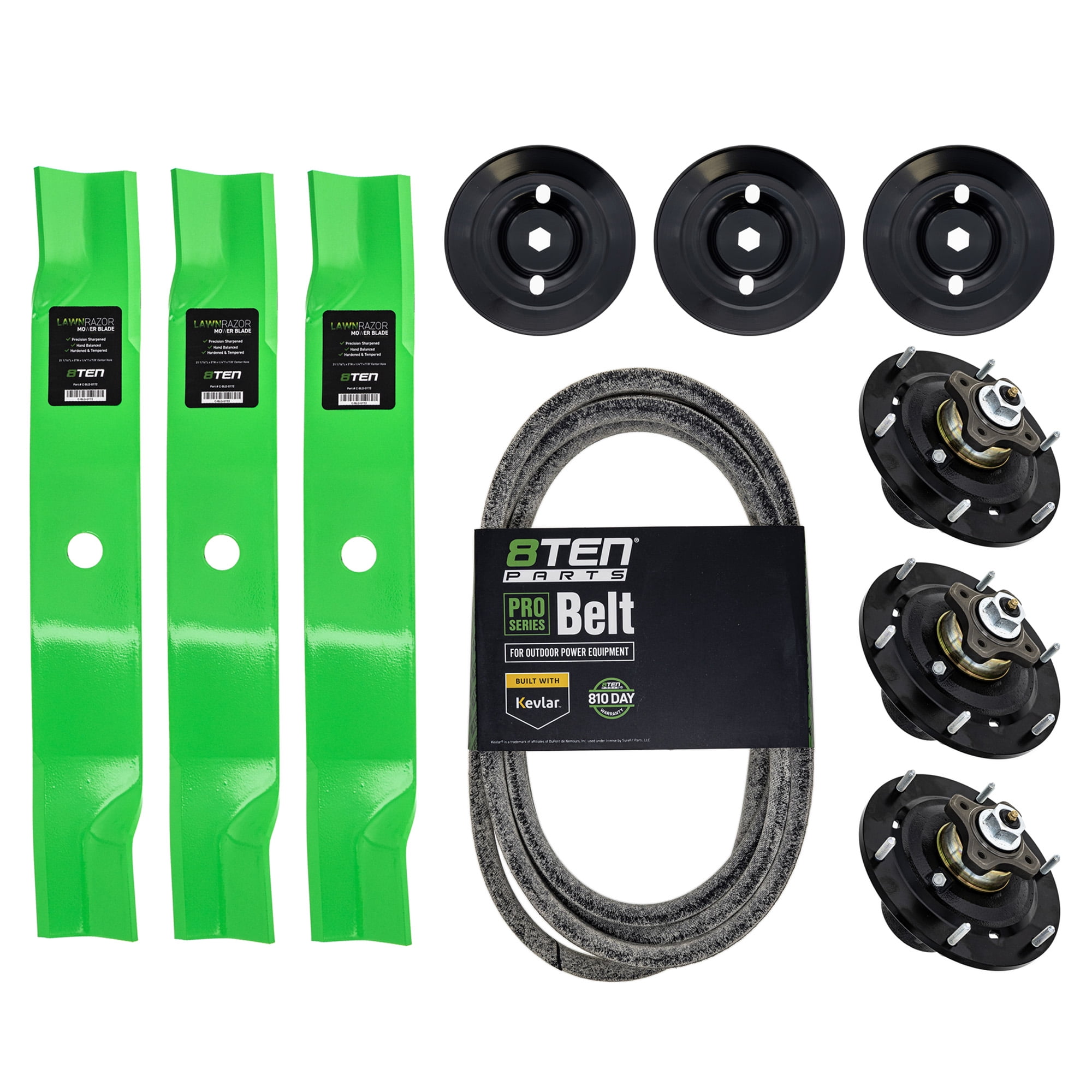 8TEN Deck Spindle Kit for Kubota RCK60P-781Z K5663-34510 K5663