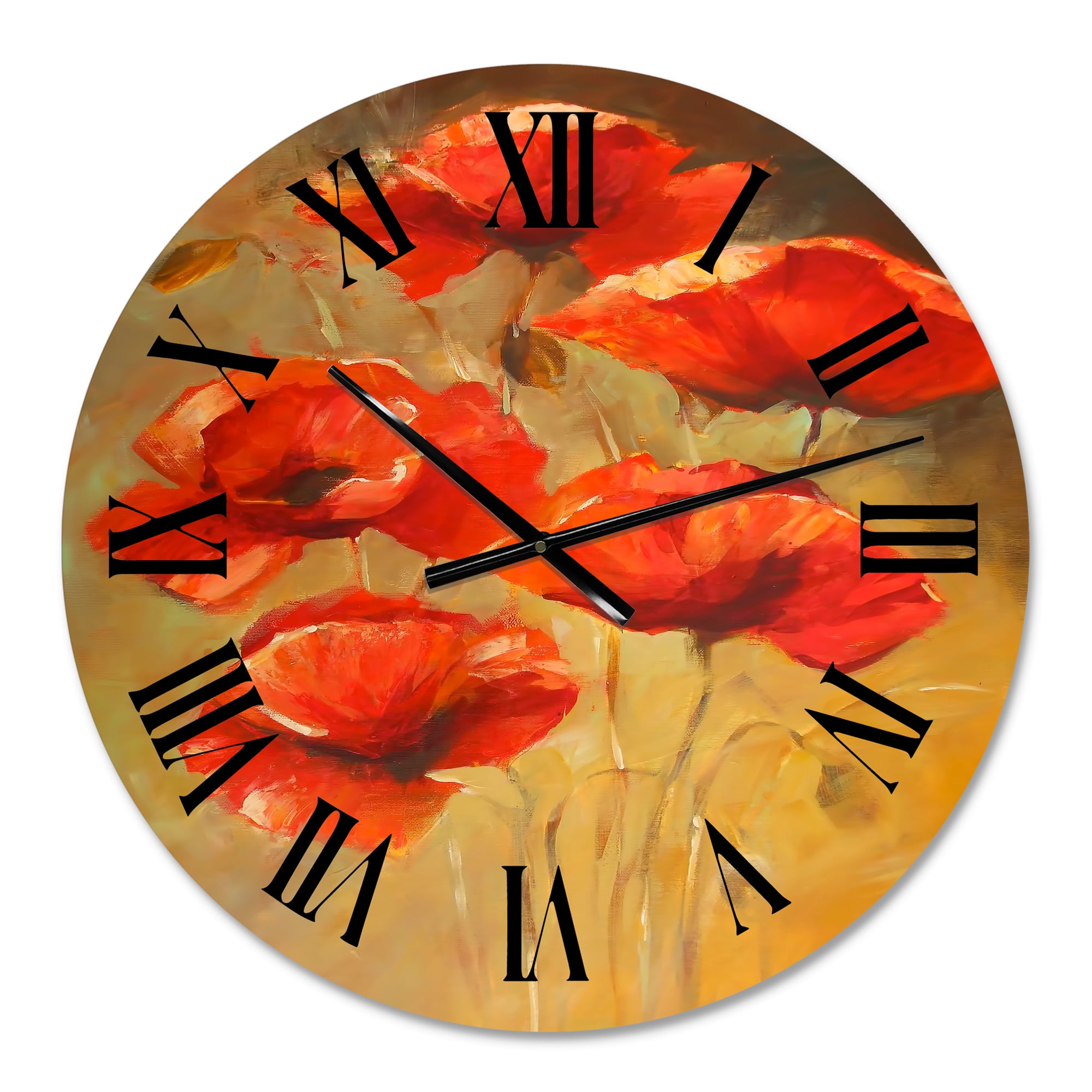 Designart 1 in Quartz Traditional Wall Clock